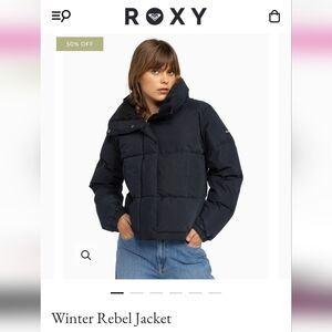 Women's Black Puffer Jacket